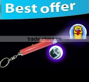 Mini Keychain Outdoor LED Emergency Torch LED Logo Customed Design Keyring to Advertising photo-2