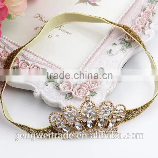 Hot Sale Girls Crown Hair Accessories Fashion European Hairbands Sequined Children Headwear Wholesale photo-3