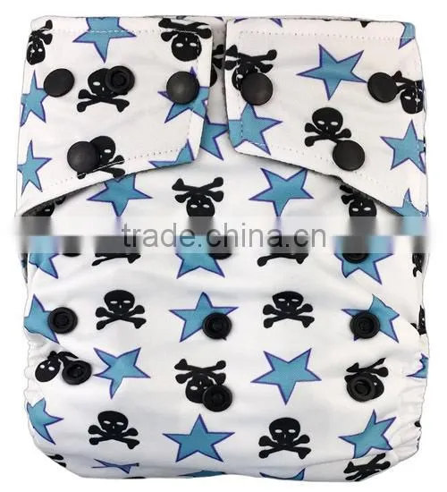 Washable Baby Diaper AIO Diapers With Bamboo Charcoal Innber photo-6