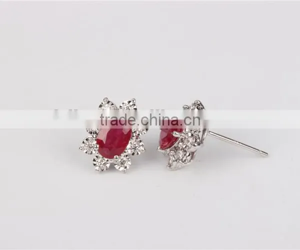 2015 Style Wedding 925 Sterling Silver Earring With Display Stand photo-4