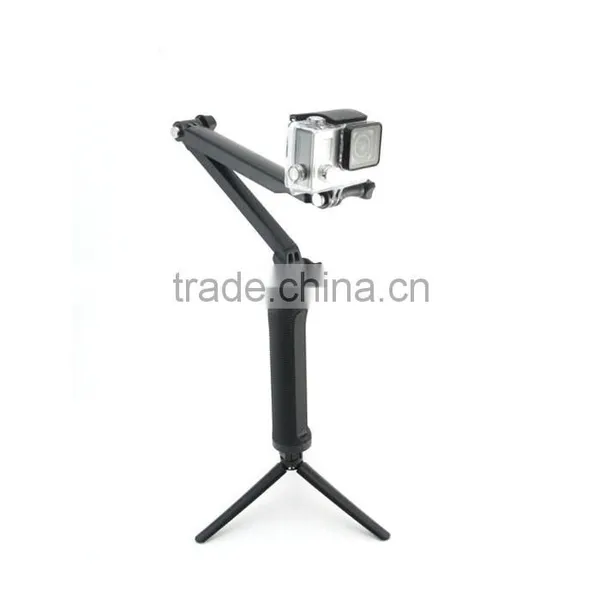 New Sports Camera Mount 3-Way Adjustable Bracket Hand Grip Action Camera Bracket Mount photo-3