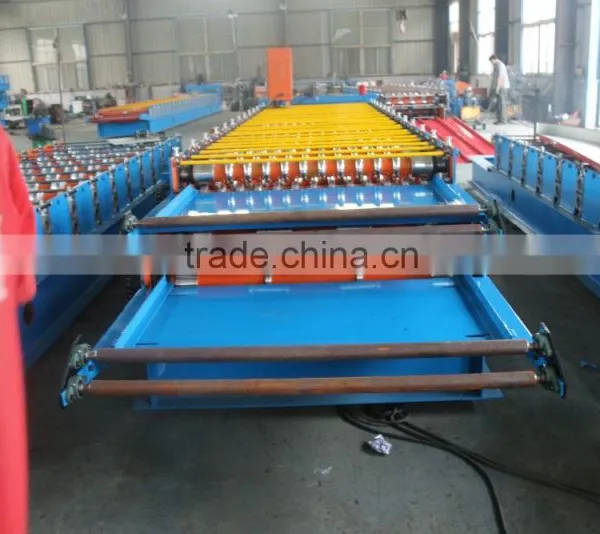 Double Layer Roofing Sheet Cold Roll Forming Machine photo-5