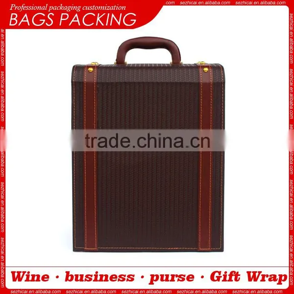 Handmade Classic Red Wine Box Wine Gift Boxes photo-3