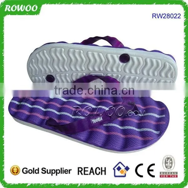 New Design High Quality EVA China Rubber Massage Slipper photo-4