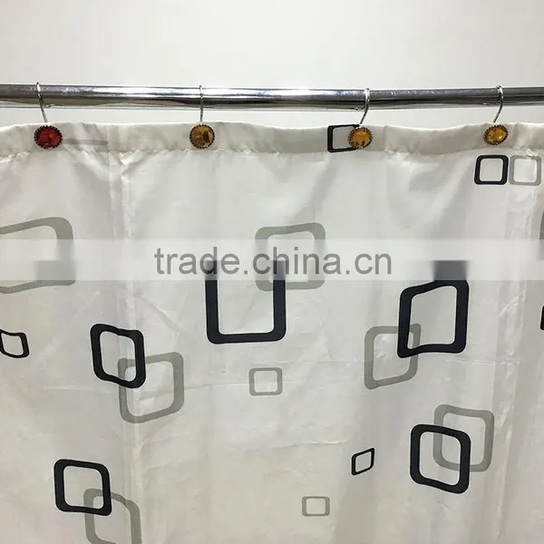 Shower Curtain Hooks/Acrylic Shower Curtain Rings/colorful Acrylic Rings photo-4