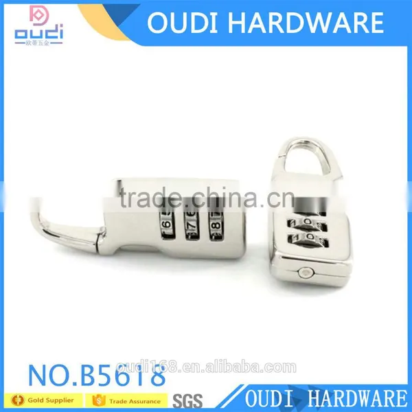 Common Design Safety Coded Lock Use IN Case Metal Combination Lock For Bag photo-3