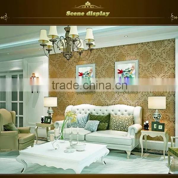 Wall Design Classic Decorating European Floral Wallpaper photo-4