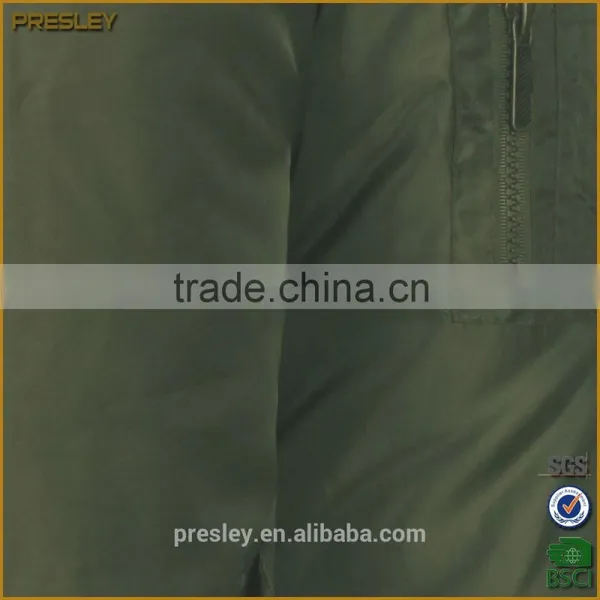 Presley Oem Custom Blank High Quality Satin Bomber Jacket for Man Wholesale photo-6