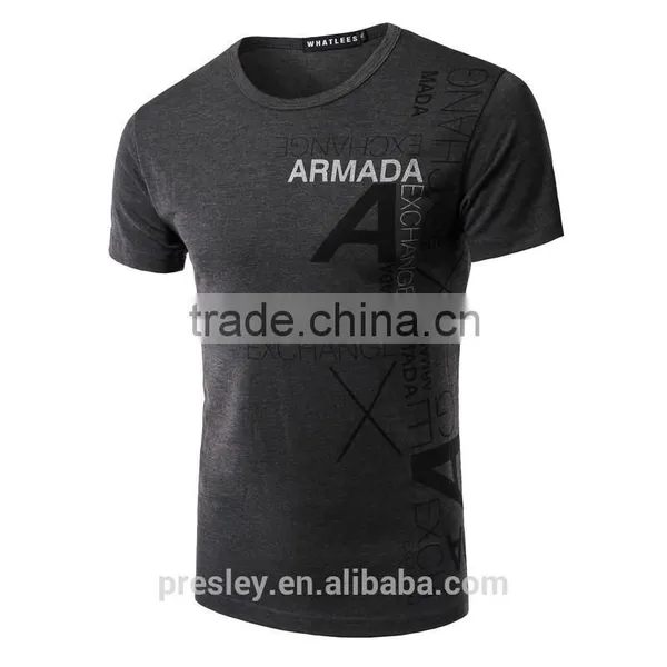 Presley OEM T Shirt For Men With Custom Logo Printing Made in China photo-3