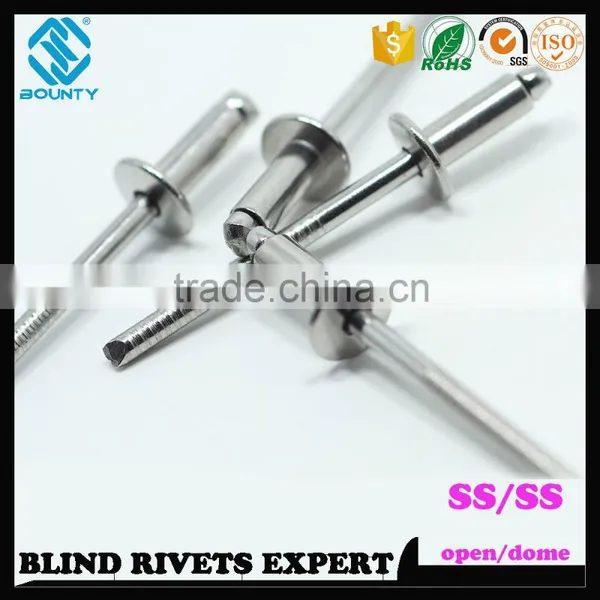 DIN 7337 FULL STAINLESS STEEL POP RIVETS photo-2