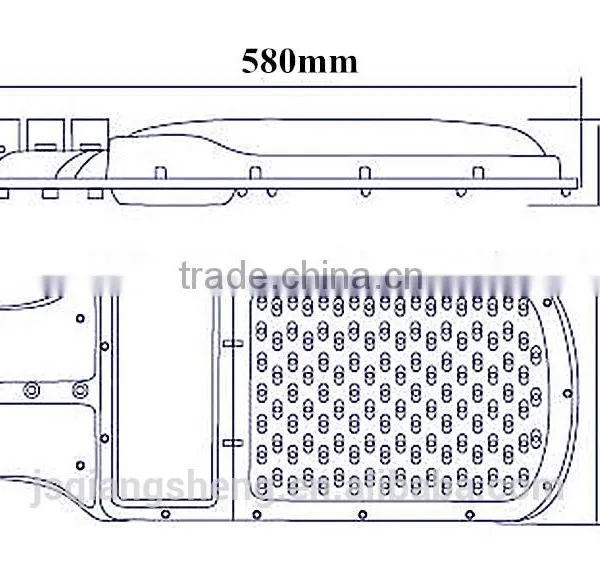 OEM Die-casting Manufacturer Housing Cover Aluminum Led Street Light Housing photo-4