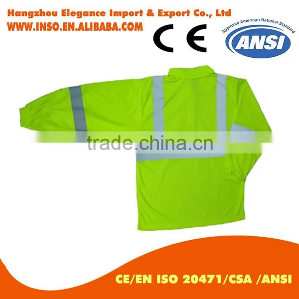 hi Vis Orange Shirt Wholesale Reflective Tape/safety t Shirts Class 2 High Quality photo-2