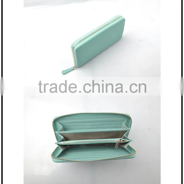 Fashion Handmade Genuine Beauty Skin RFID Leather Wallet