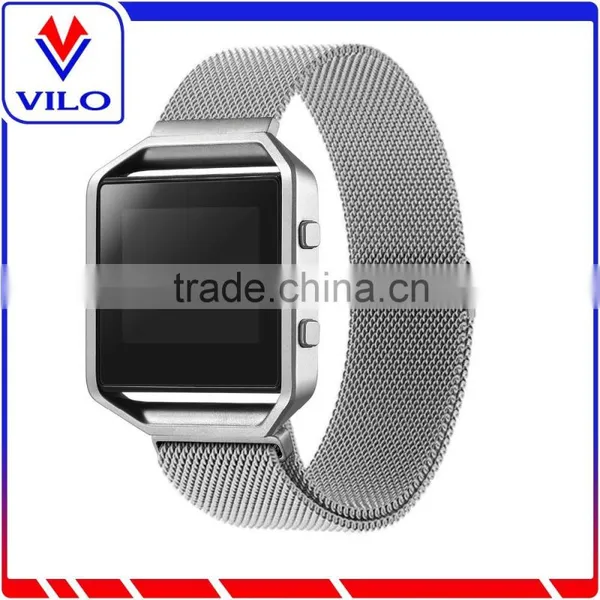 For Fitbit Watch Band, PhoneWatch Milanese Loop Stainless Steel Magnetic Clasp Bracelet Wrist Band Link Replacement Watch Strap photo-2