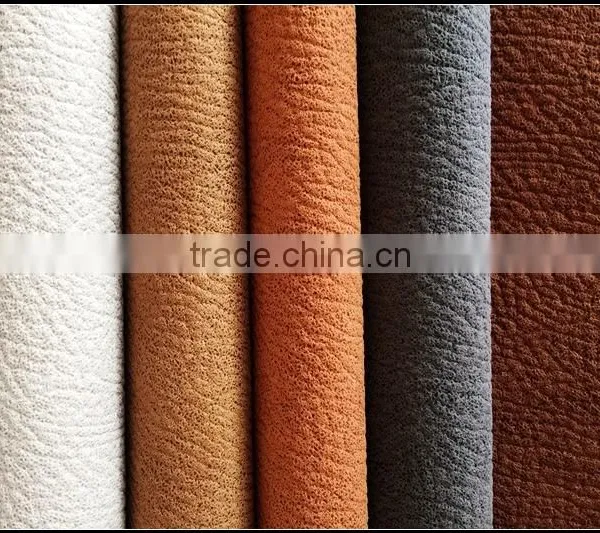 Thick Embossed Printing Suede Fabric for Sofas photo-5