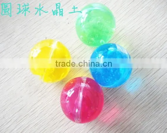 Crystal Putty Bouncing Ball Plastic Bola Cristal Saltarina Pelota Capsule in Vending Machine photo-3