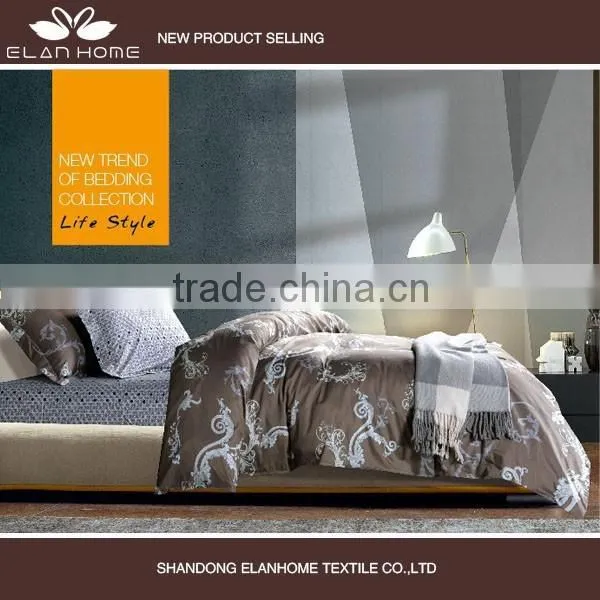 100% Cotton 133*72 Luxury Reactive Printing Bed Sheet photo-2