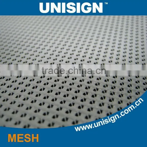 Unisign Good Quality Roll Eco-solvent Outdoor PVC Coated Mesh Fabric photo-6