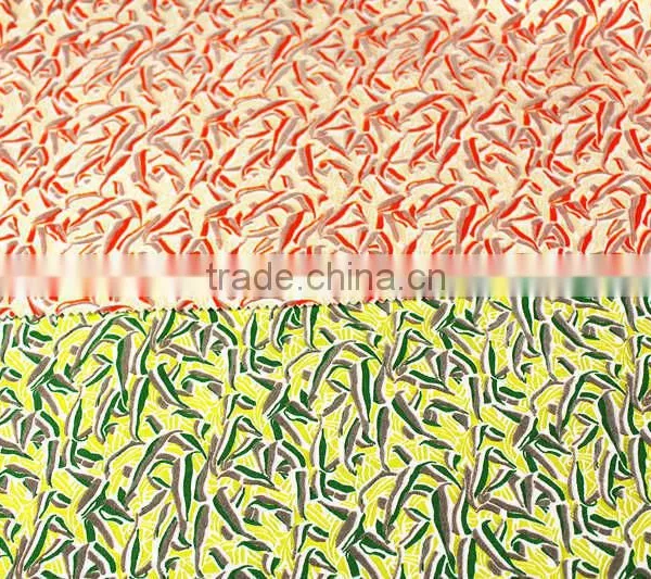 Printed Fabric Sofa Fabric Flock Suede
