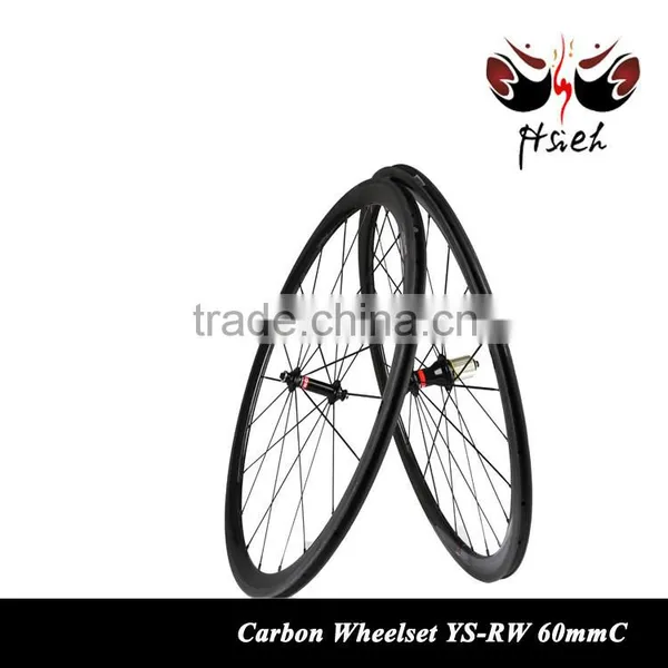 Chinese Carbon Wheels Carbon Clincher Wheels Wide Carbon Wheels With 3K/12K/UD Finish