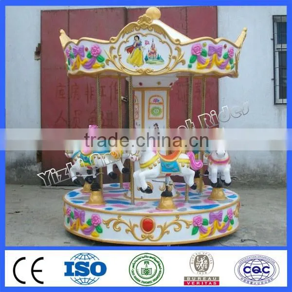 Children's Merry go Round 6 Seats Mini Carousel photo-3