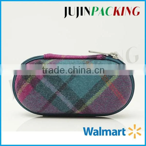 Cute and Stylish Tweeds Zippered Sunglass Case Fashion Case