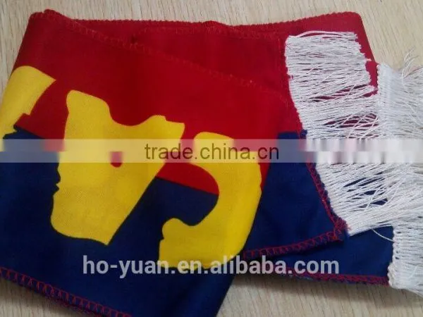 Wholesale Sports Football Fan Soccer Team Scarf Neckerchief Fan Souvenirs