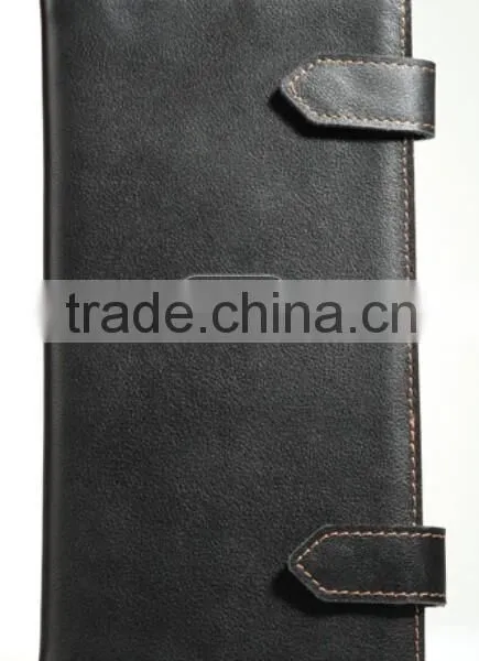 2015best Hot Sale Travel Passport Cover High Quality Leather Travel Passport Holder With Logo Customized photo-3