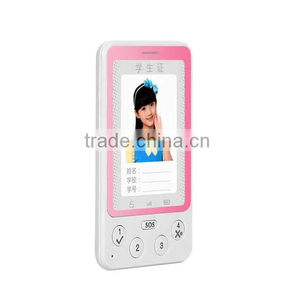 2.4G Children RFID Student Card Phone Gps Mobile Phone Voice Tracker With SOS photo-3