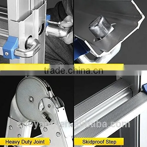 Aluminum Little Giant Ladder, en 131 Multi-purpose Aluminum Ladder 4*3 4*4 4*5 photo-5