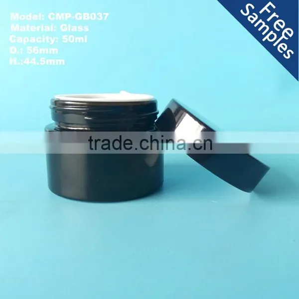 Empty 50g Amber Glass Jar photo-5