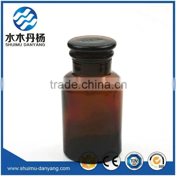 500ml Amber Wide Mouth Laboratory Industrial Use Glass Reagent Bottle photo-6