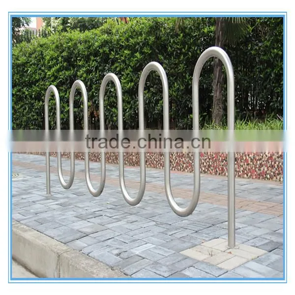 Stainless Steel Standing Bike Parking Rack
