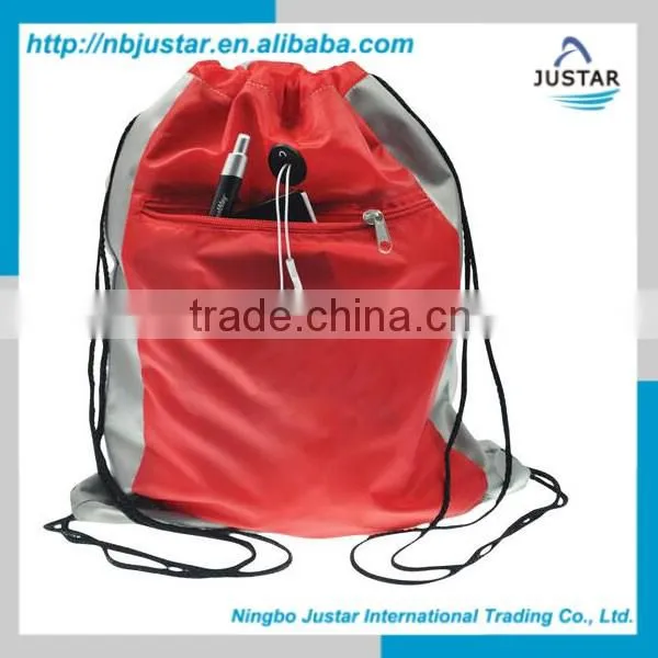 Factory Wholesale Your Own Logo Printing Cheap Drawstring Backpack for Promotional Gift Bag photo-2