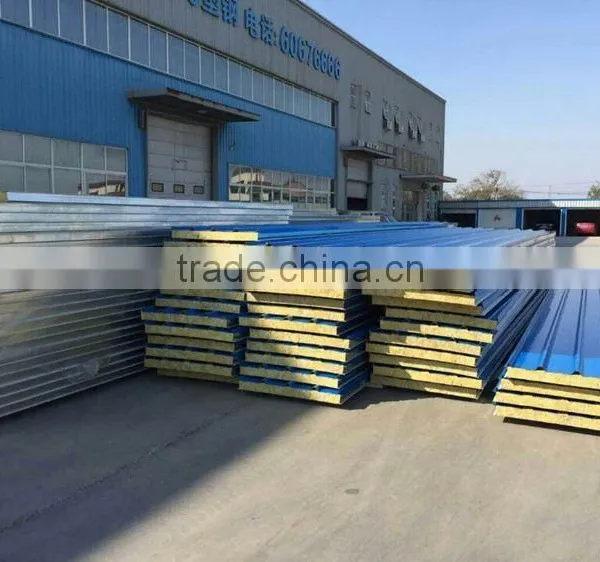 Rock Wool Sandwich Panels for Refrigerator Car photo-3