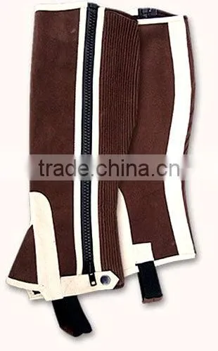 Half Chaps/ Mini Chaps/ Chaps for Horse Riding/ Leather Half Chaps