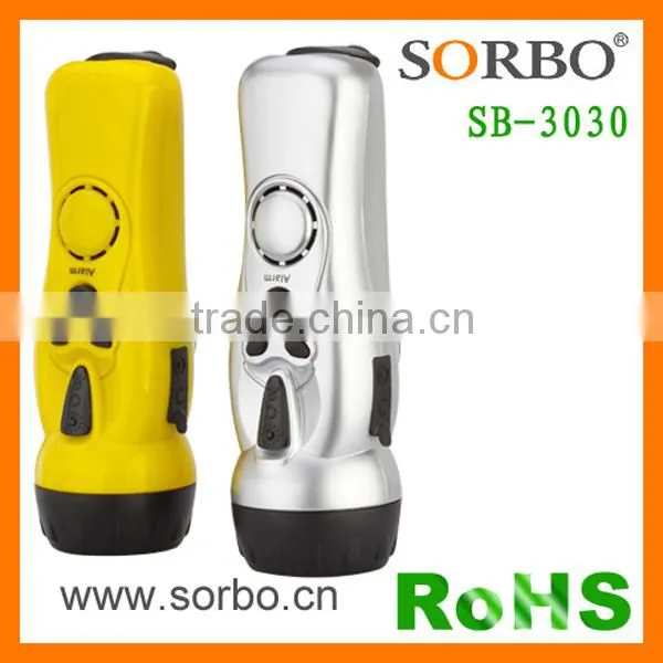Continue Selling Hand Crank Dynamo LED Flashlight Radio Phone Charger Shortwave Radio FM/AM Radio
