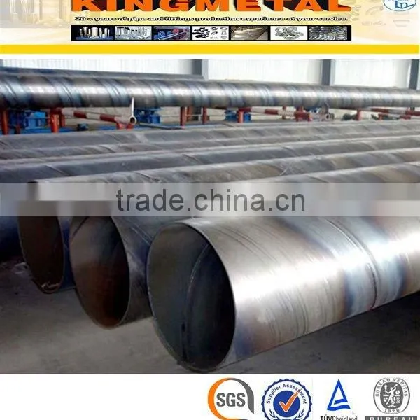 API 5L Welded Carbon Steel Spiral Seam Submereged Arc Welded Pipe SSAW Pipe photo-6
