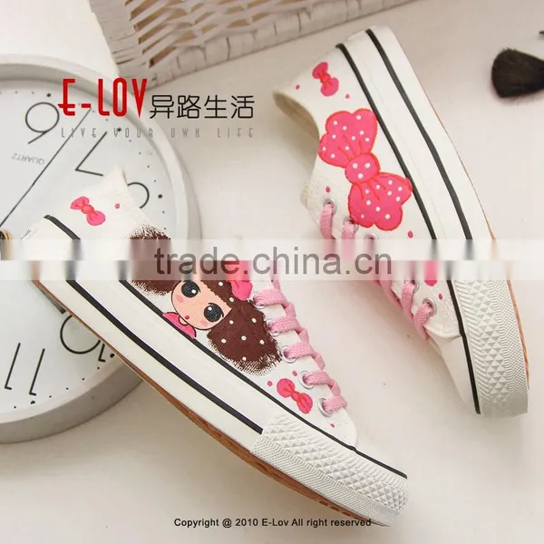 NO.D090Hot Sales High Quality China Fashion Women's Hot Canvas Shoes photo-5