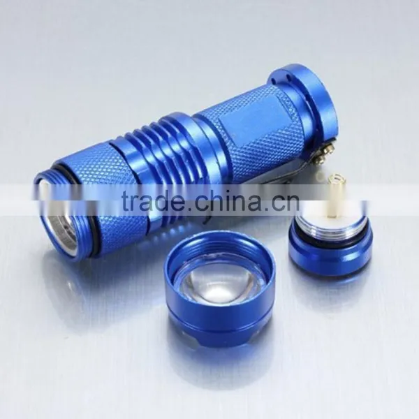 Promotional Gift Blue Point Flashlight Rechargable photo-2