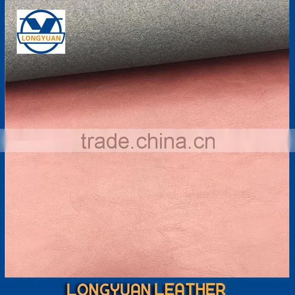Man Shoe Leather PU Handbag Material Raw Materials for Handbags photo-2