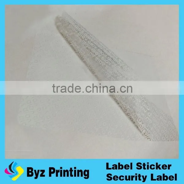 New Arrive High-quality Custom 6mm Round Destructible Calibration Void Stickers, Warranty Void if Broken Label, Self-destroying photo-5
