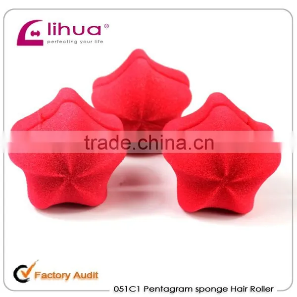 Five-pointed Star Type Air Permeable Sponge Ball Curls Wholesale (high Rebound) photo-3