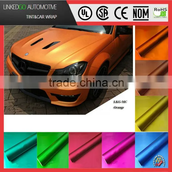 Factory Direct Sales 1.52*20m Vinyl Wrap With Air Bubble Channel Car Wrapping