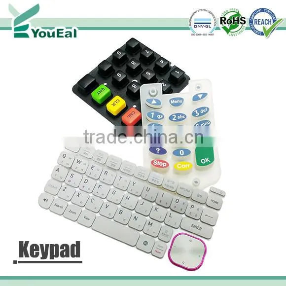 Silk Screen Printing Silicone Keypad for Equipment photo-5