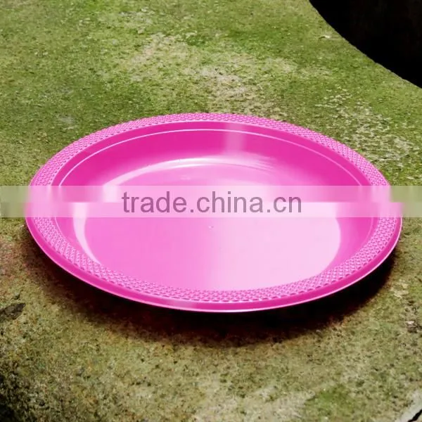 6/7/9/10/12 Inch Coloful Disposable Plate PS Material photo-2