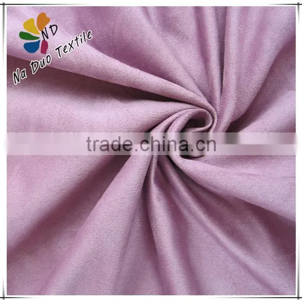 Faux Suede for Sofa or Cushion /Suede Backing With Knitting Fabric/suede photo-3