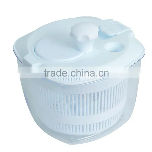 New Design Plastic Manual Fruit and Vegetable Salad Spinner photo-4