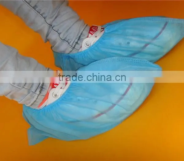 Non Woven pp Disposable Fabric Shoe Cover photo-4