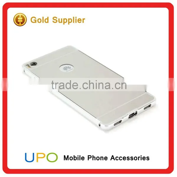 [UPO] New Arrival Aluminum Bumper Hard Plastic PC Phone Cover Case for Huawei P8 photo-3